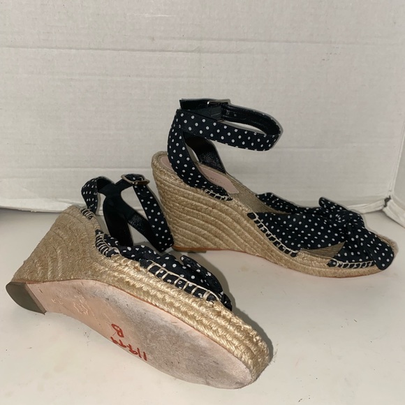 Loeffler Randall Espadrille Wedge Polkadot Sz 10 B Sandals - Picture 8 of 11